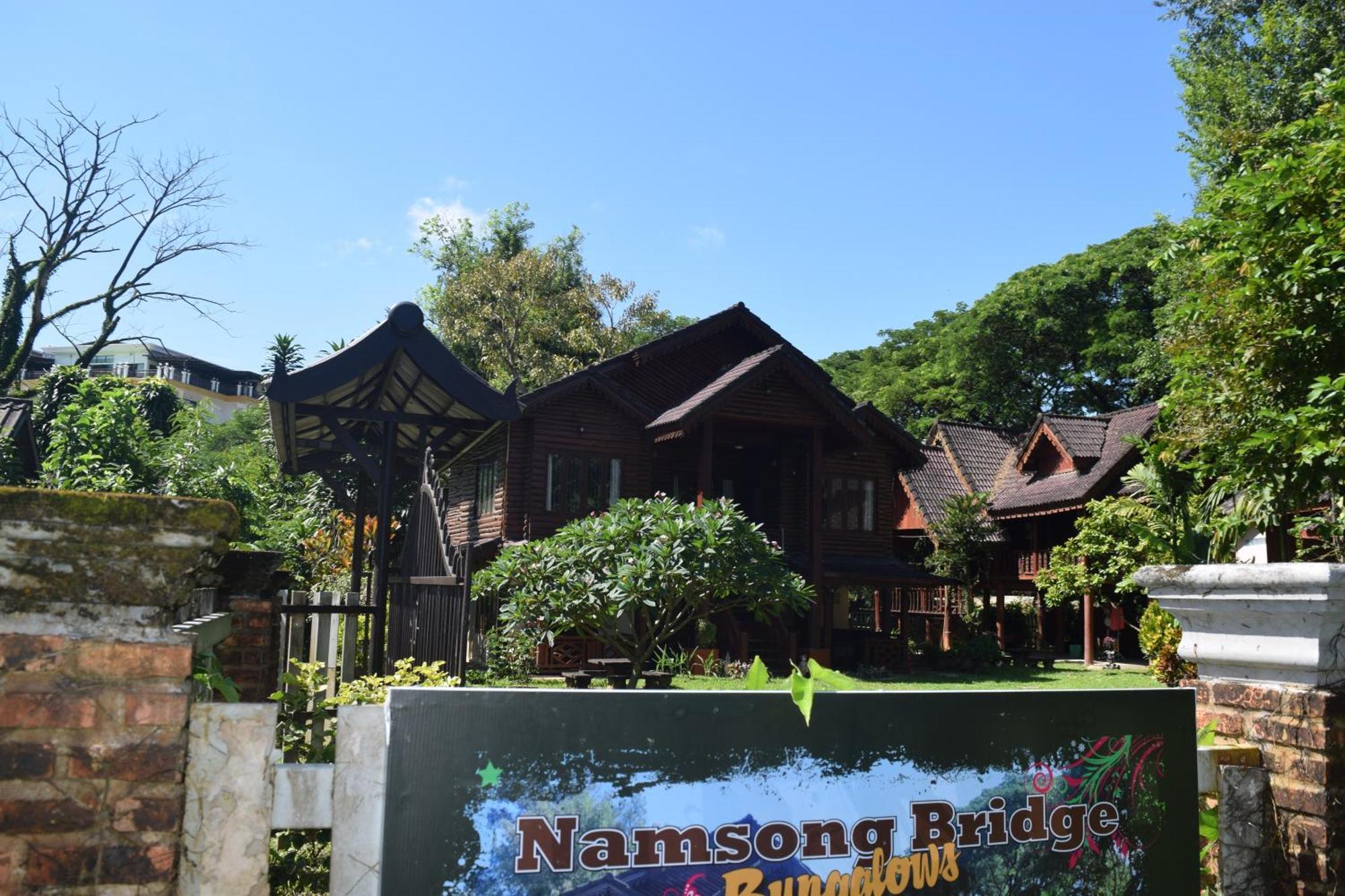 Namsong Bridge Bungalows Vang Vieng Extérieur photo