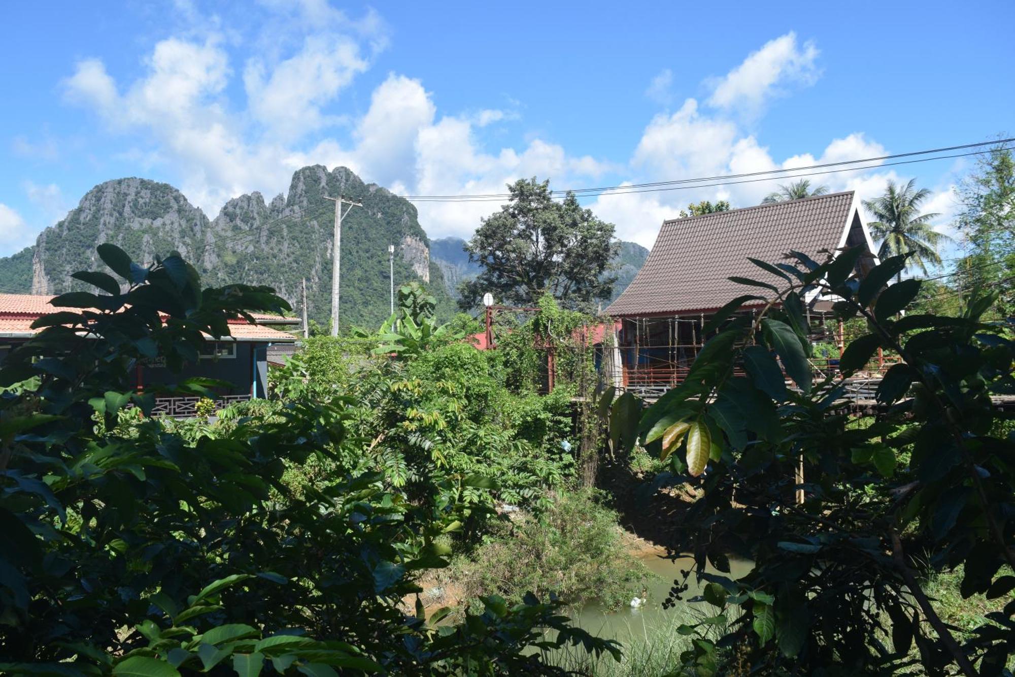 Namsong Bridge Bungalows Vang Vieng Extérieur photo
